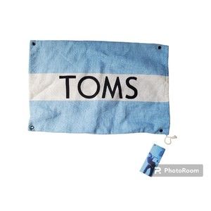 💚4/$20 NWT TOMS Shoes Canvas Drawstring Dust Storage Bag Flag “One For One”